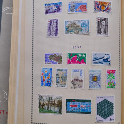 Collection de timbres de France 1860-1991 oblitérés en un album
