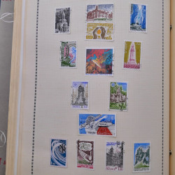 Collection de timbres de France 1860-1991 oblitérés en un album