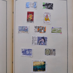 Collection de timbres de France 1860-1991 oblitérés en un album