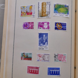 Collection de timbres de France 1860-1991 oblitérés en un album