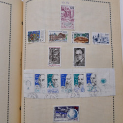 Collection de timbres de France 1860-1991 oblitérés en un album
