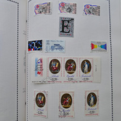 Collection de timbres de France 1860-1991 oblitérés en un album