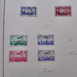 Collection de timbres de France 1860-1991 oblitérés en un album