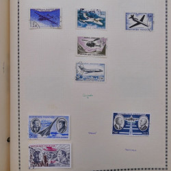 Collection de timbres de France 1860-1991 oblitérés en un album