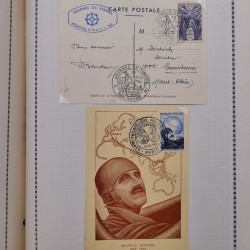 Collection de timbres de France 1860-1991 oblitérés en un album
