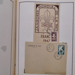 Collection de timbres de France 1860-1991 oblitérés en un album