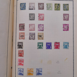 Collection de timbres de France 1860-1991 oblitérés en un album