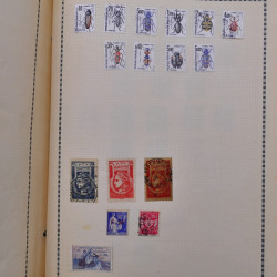 Collection de timbres de France 1860-1991 oblitérés en un album