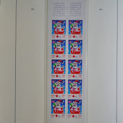 Collection carnets Croix-Rouge 1952-2005 neufs** complet en album.