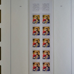 Collection carnets Croix-Rouge 1952-2005 neufs** complet en album.