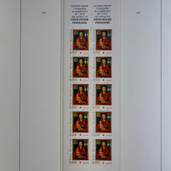 Collection carnets Croix-Rouge 1952-2005 neufs** complet en album.