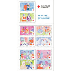Carnet de timbres Croix-Rouge 2025.