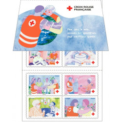 Carnet de timbres Croix-Rouge 2025.