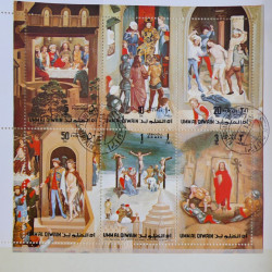 Vrac philatélique de timbres du monde en un carton.