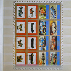 Vrac philatélique de timbres du monde en un carton.