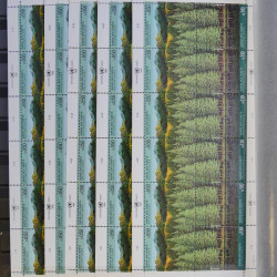 Lot de feuillets timbres de Nations Unies neufs** en 3 albums.