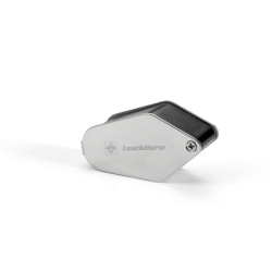 Loupe pliable lumineuse LED, grossissement 10x.