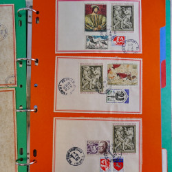 Vrac de timbres de France neufs et oblitérés en un carton.