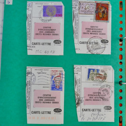 Vrac de timbres de France neufs et oblitérés en un carton.
