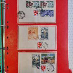 Vrac de timbres de France neufs et oblitérés en un carton.