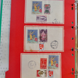 Vrac de timbres de France neufs et oblitérés en un carton.