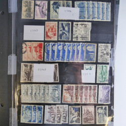 Vrac de timbres de France neufs et oblitérés en un carton.