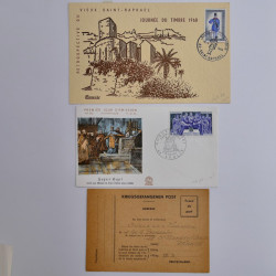 Vrac de timbres de France neufs et oblitérés en un carton.