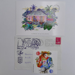 Vrac de timbres de France neufs et oblitérés en un carton.