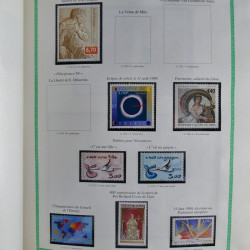 Collection de timbres de France neufs** 1999-2005 en album FO Yvert.