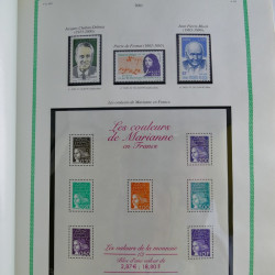 Collection de timbres de France neufs** 1999-2005 en album FO Yvert.