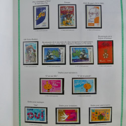 Collection de timbres de France neufs** 1999-2005 en album FO Yvert.