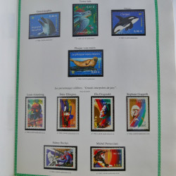 Collection de timbres de France neufs** 1999-2005 en album FO Yvert.