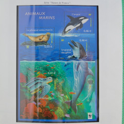 Collection de timbres de France neufs** 1999-2005 en album FO Yvert.