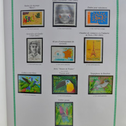 Collection de timbres de France neufs** 1999-2005 en album FO Yvert.