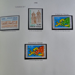 Collection de timbres de France neufs** 1999-2005 en album FO Yvert.