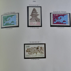 Collection de timbres de France neufs** 1999-2005 en album FO Yvert.