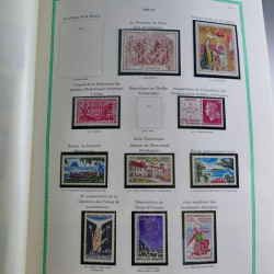 Collection de timbres de France neufs** 1970-1998 en album FO Yvert.