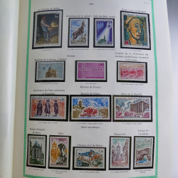 Collection de timbres de France neufs** 1970-1998 en album FO Yvert.