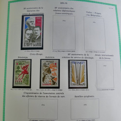 Collection de timbres de France neufs** 1970-1998 en album FO Yvert.