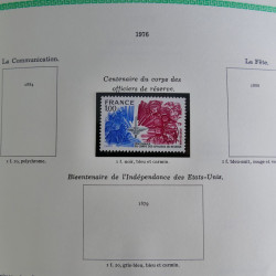 Collection de timbres de France neufs** 1970-1998 en album FO Yvert.