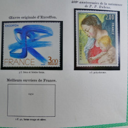 Collection de timbres de France neufs** 1970-1998 en album FO Yvert.