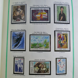Collection de timbres de France neufs** 1970-1998 en album FO Yvert.