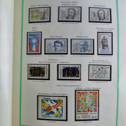 Collection de timbres de France neufs** 1970-1998 en album FO Yvert.