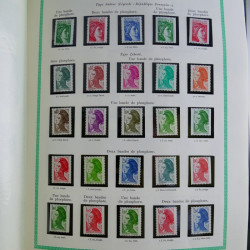 Collection de timbres de France neufs** 1970-1998 en album FO Yvert.