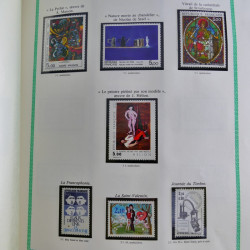 Collection de timbres de France neufs** 1970-1998 en album FO Yvert.