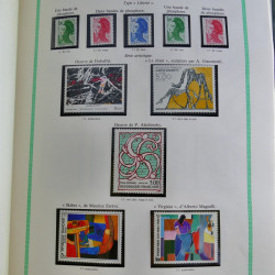 Collection de timbres de France neufs** 1970-1998 en album FO Yvert.