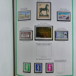 Collection de timbres de France neufs** 1970-1998 en album FO Yvert.