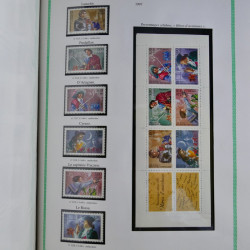 Collection de timbres de France neufs** 1970-1998 en album FO Yvert.