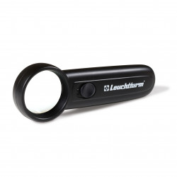 Loupe maniable lumineuse LED 35mm, grossissement x6.