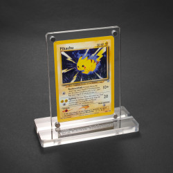 Présentoir SPECTATOR avec cadre magnétique et support pour cartes de jeux.